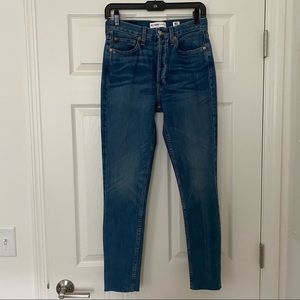 RE/DONE Ultra High Rise Skinny sz 26